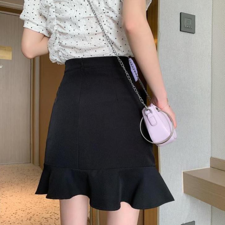 SIÊU HOT HIT💃 Chân Váy Nữ Dáng Chữ A Dây Rút Viền Bèo. MICE's Closet. Siêu Đỉnh Hè 2021 | BigBuy360 - bigbuy360.vn