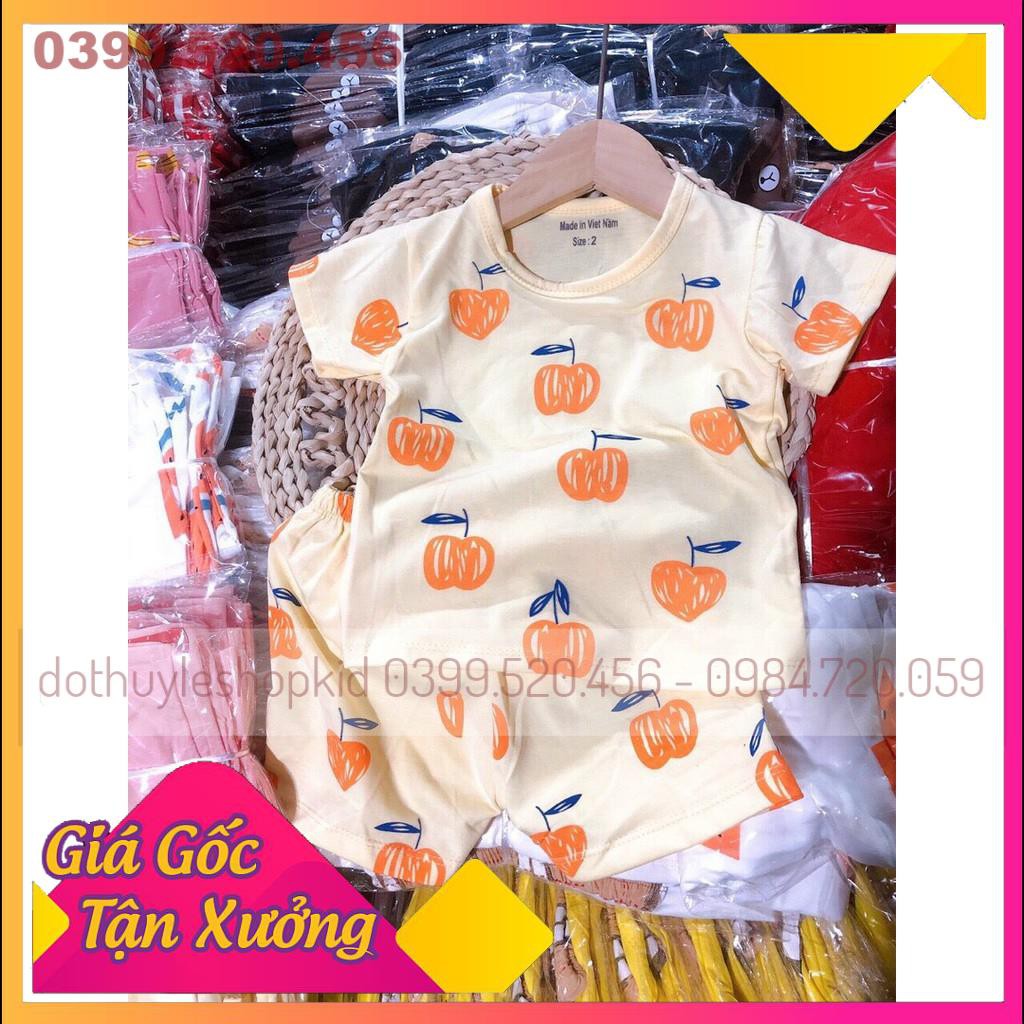 [FREESHIP50K] Bộ Hè Côc Tay Bé Gái Hoa Quả 8-18kg- mã 008