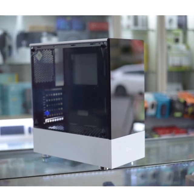 Vỏ Case Gaming Xtech không kèm quạt F2 màu trắng - 2 mặt kính cường lực