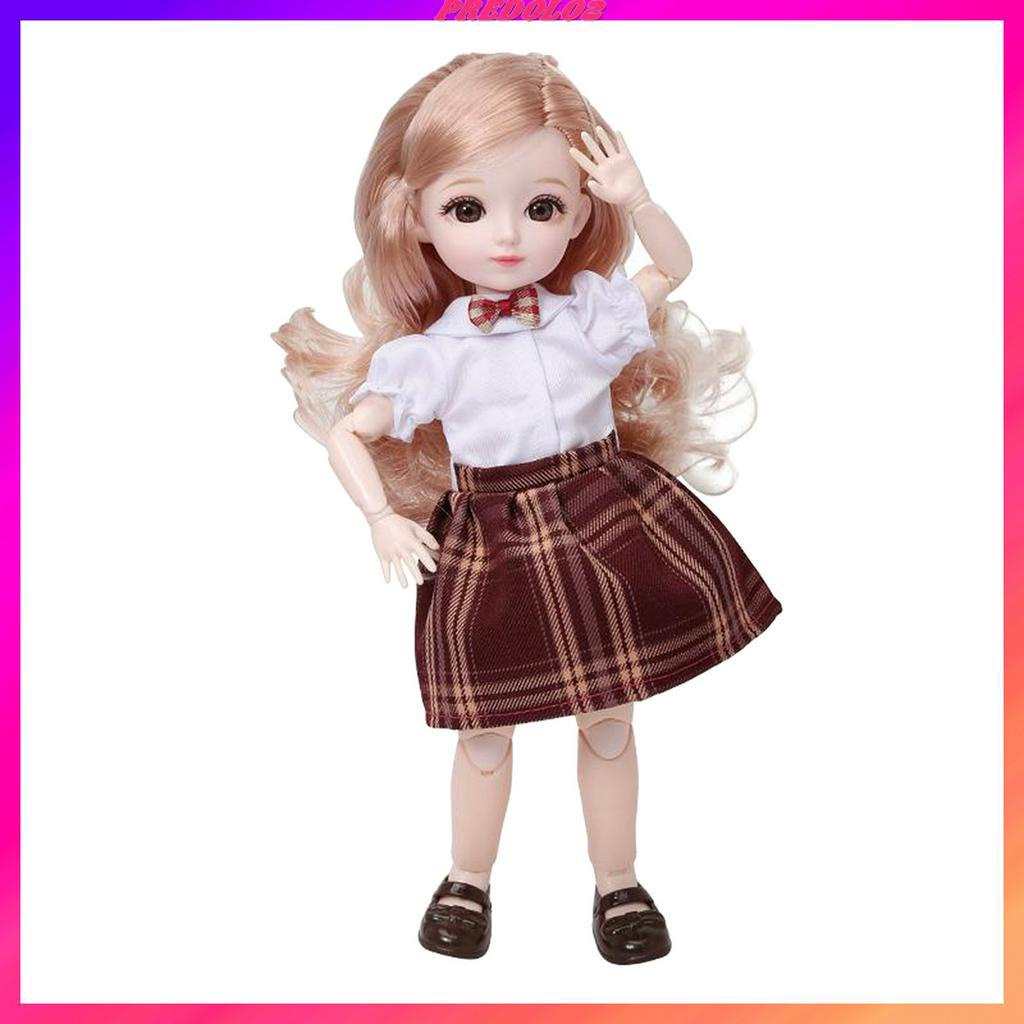 Búp Bê BJD 1 / 6 Có Khớp Nối 30cm Kèm Tóc Giả 30cm