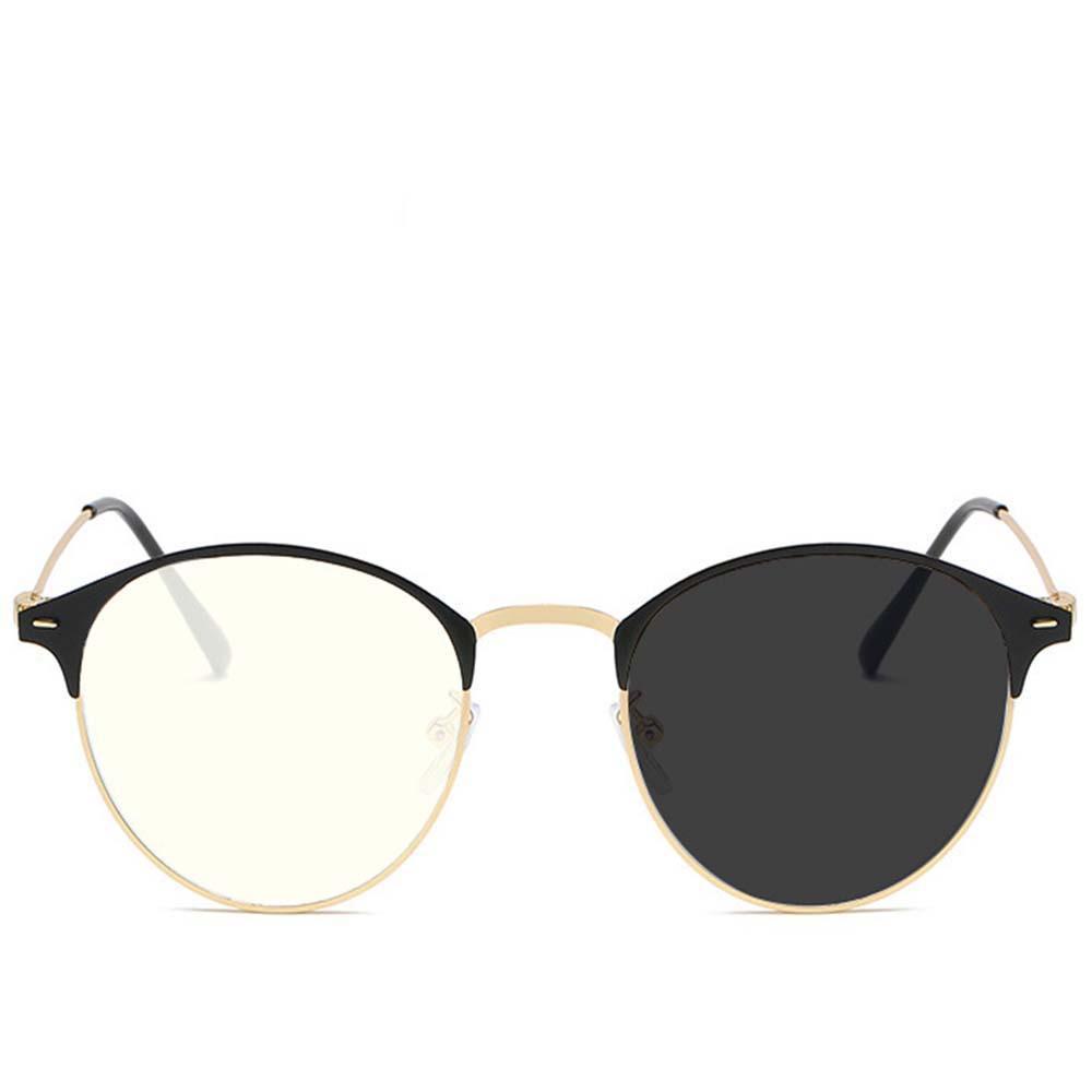 Kính Mát Tròn Gọng Kim Loại Thay Đổi Màu Sắc Dành Cho Nữ BACK2LIFE