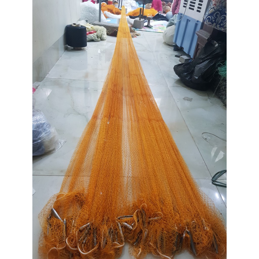 Chài dù tép bắt cá, chài tép bung 4m tặng kèm dây dài 4m