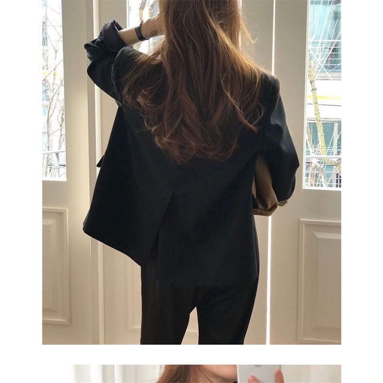 Áo khoác dáng rộng thời trang kiểu Anh cho nữ