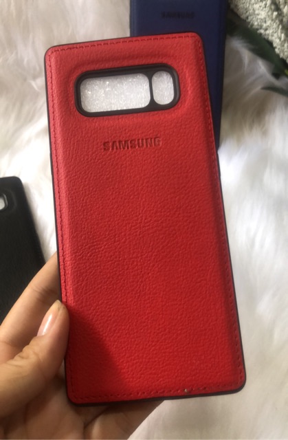 Samsung Galaxy Note 8 Ốp lưng da in hiệu cao cấp