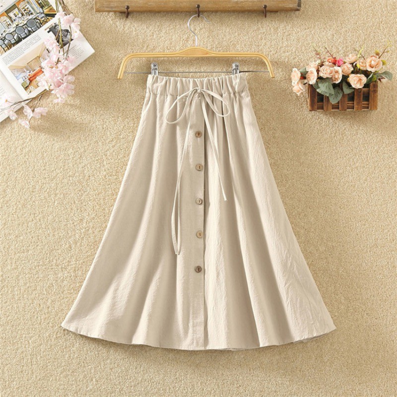 [Baywellfashion]FREESHIP ĐƠN 99K_ Chân váy lưng cao màu trơn chất liệu co giãn thời trang mùa hè cho phái nữ | BigBuy360 - bigbuy360.vn