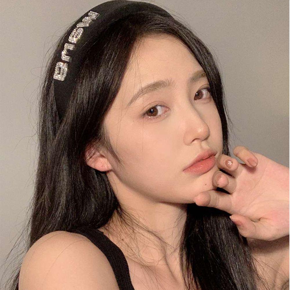 Băng Đô Xốp Thời Trang Ngọt Ngào Cho Nữ|Băng Đô Cài Tóc In Chữ Wang Dễ Thương