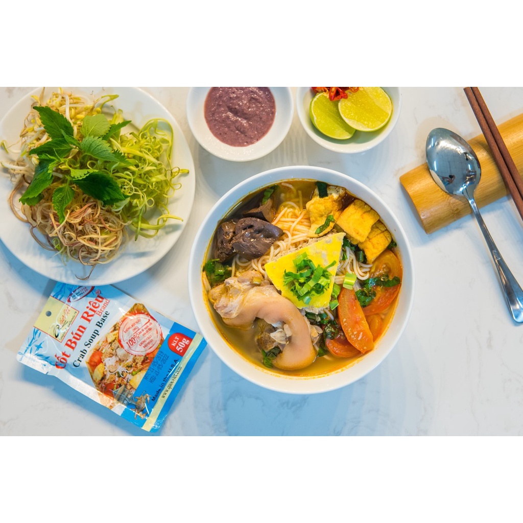 Gia Vị Nấu Bún Riêu Cốt Quốc Việt Gói 50g -VN10506