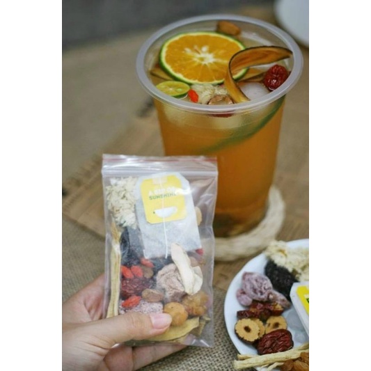 45k 5 set Trà Lipton Cam Thảo Xí Muội