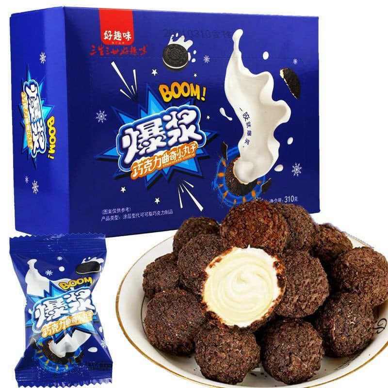 [Sẵn hàng] BÁNH Bi phủ Oreo NHÂN SỮA X2 TAN CHẢY & socola 🔥 HOT TREND 🔥