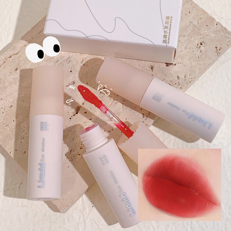 XIXI® Colored Glaze Water Mist Lip Glaze Soft Mist Matte Texture Light  Easy Color Moisturize Whiten Daily Student Cheap Lipstick