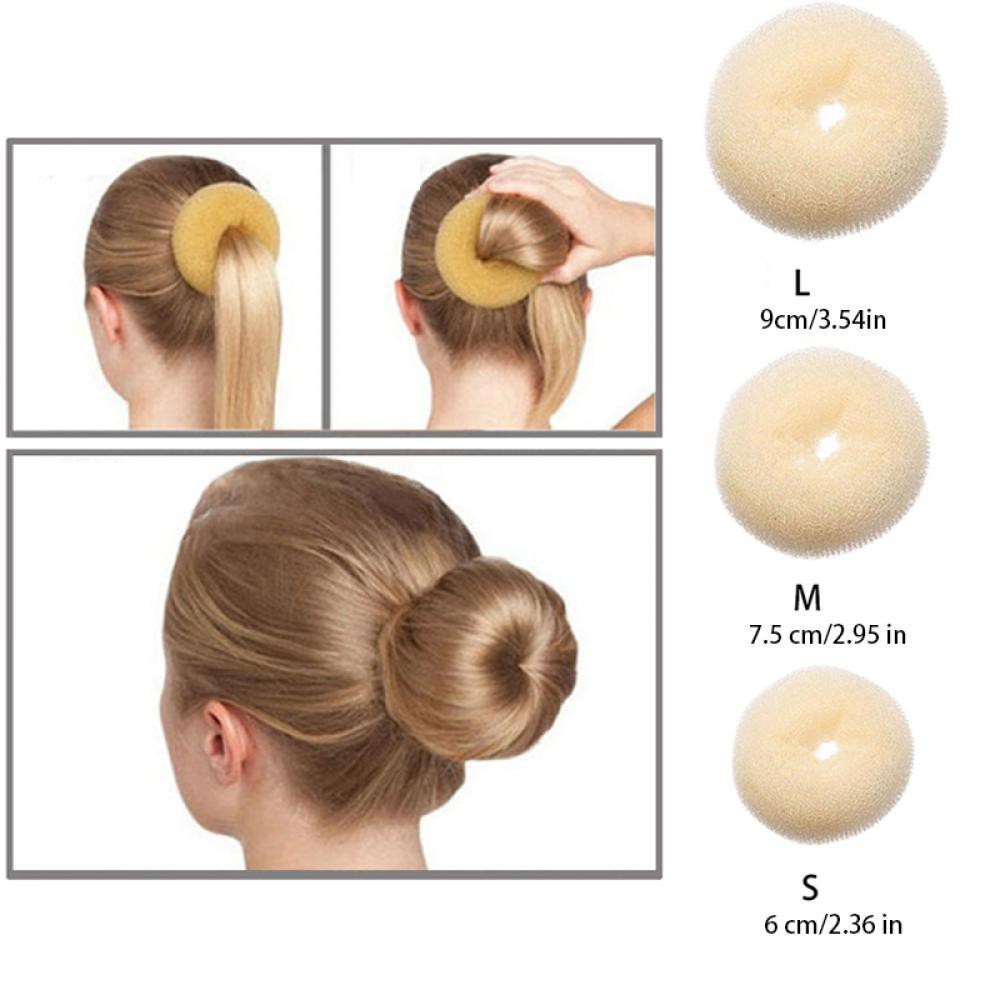 Dụng cụ búi tóc cho nữ màu trắng (3 Size)