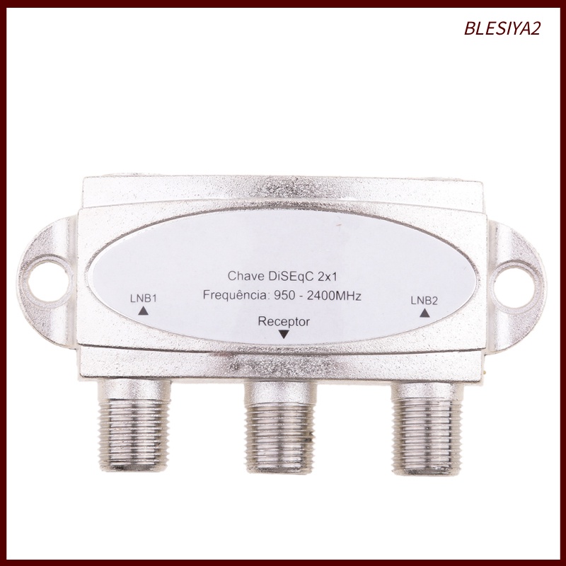 [BLESIYA2]FTA Switch 2X1 DiSEqC Satellite Dish for FTA Receiver 2 in 1 Multi LNB LNBF