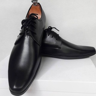 Giày công sở nam cột dây mũi nhọn