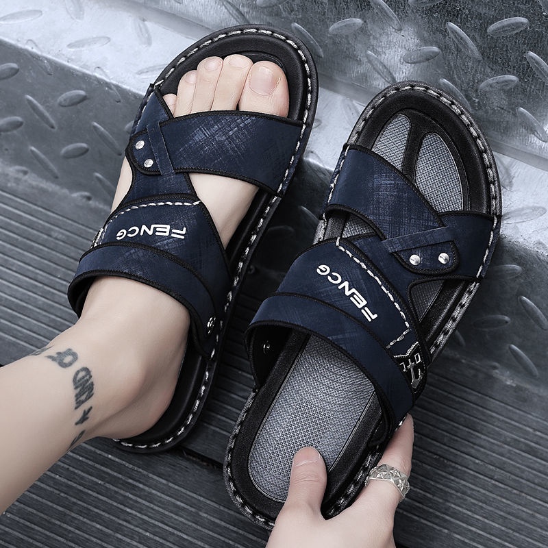 Dép Sandal Đế Mềm Chống Trượt Không Thấm Nước Thời Trang Mùa Hè 2022 Cho Nam