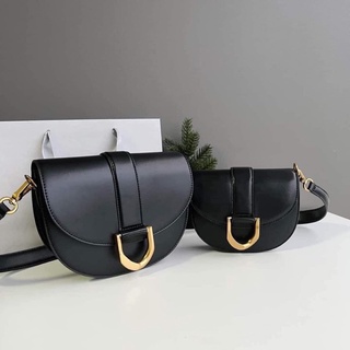 [ Auth-Sing] Túi đeo vai yên ngựa nữ mini  CnK