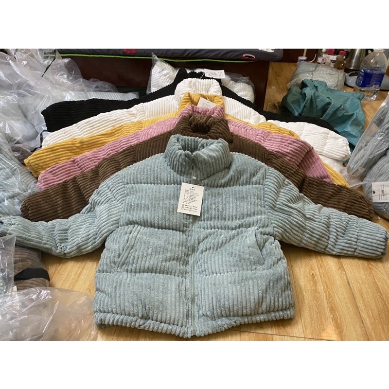 [ Ảnh thật ]  Áo phao nhung Quảng Châu cao cấp hàng có sẵn - AK01 | BigBuy360 - bigbuy360.vn