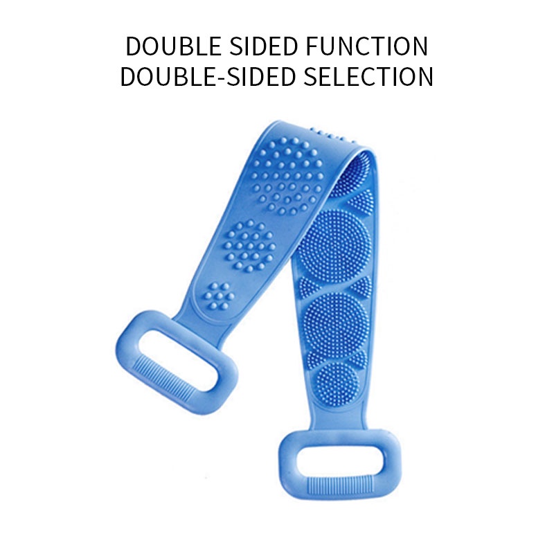 Máy chà sàn silicon Hai mặt Vòi hoa sen tẩy tế bào chết Kết cấu Tấm chà