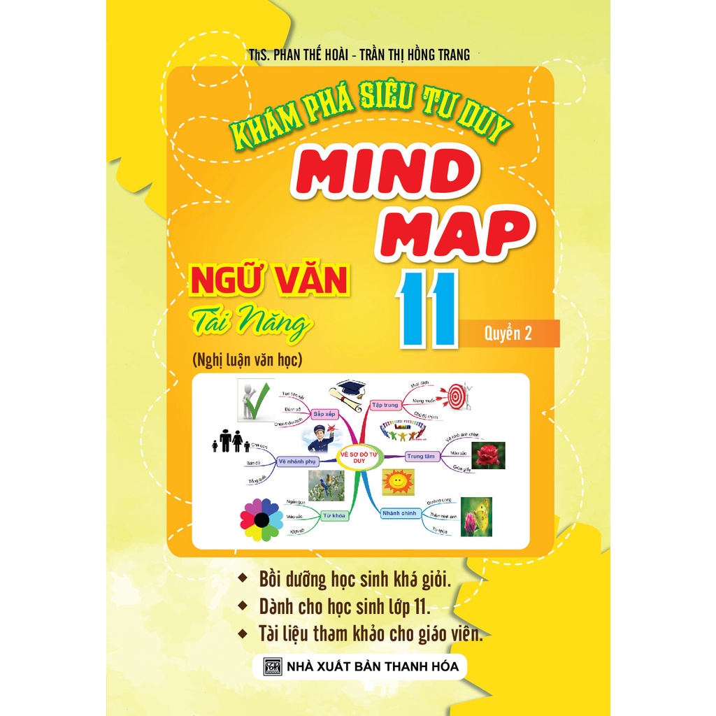 Sách - Khám Phá Siêu Tư Duy Mind Map Ngữ Văn Tài Năng 11 - Quyển 2