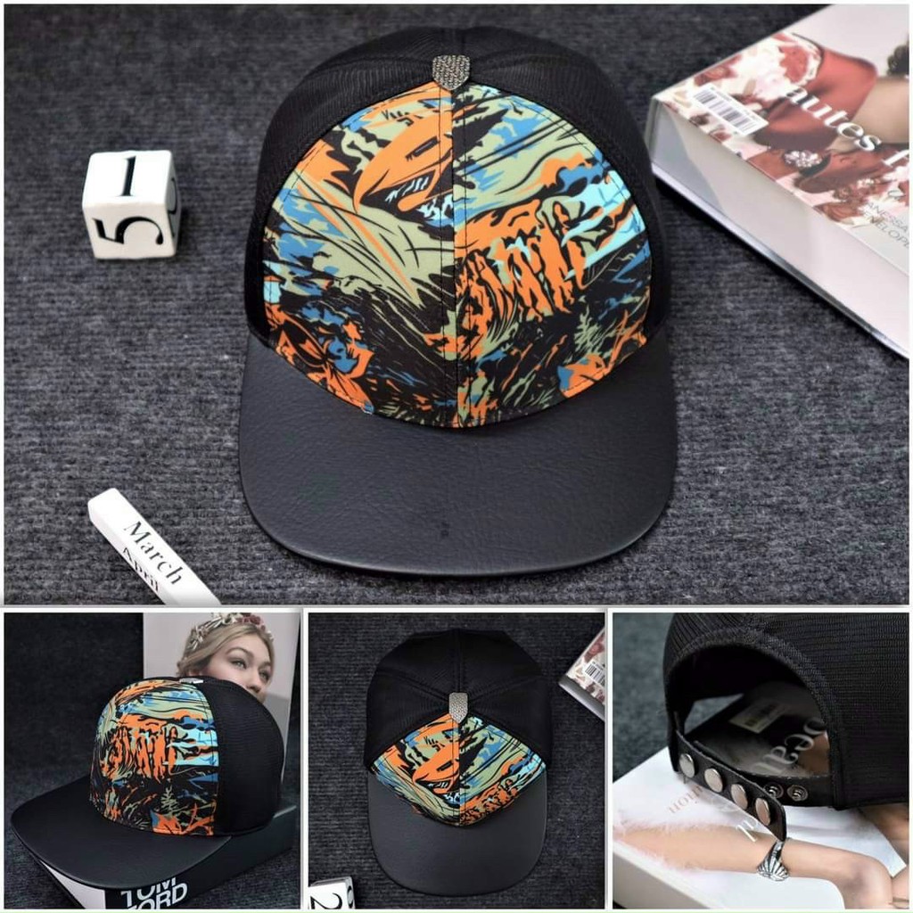 Mũ snapback Mũ lưỡi trai nón nón sơn kết nam Thời trang 2021