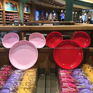 Khay dĩa ăn dặm 3 ngăn hình Mickey Minnie cho trẻ em bé trai gái Disney