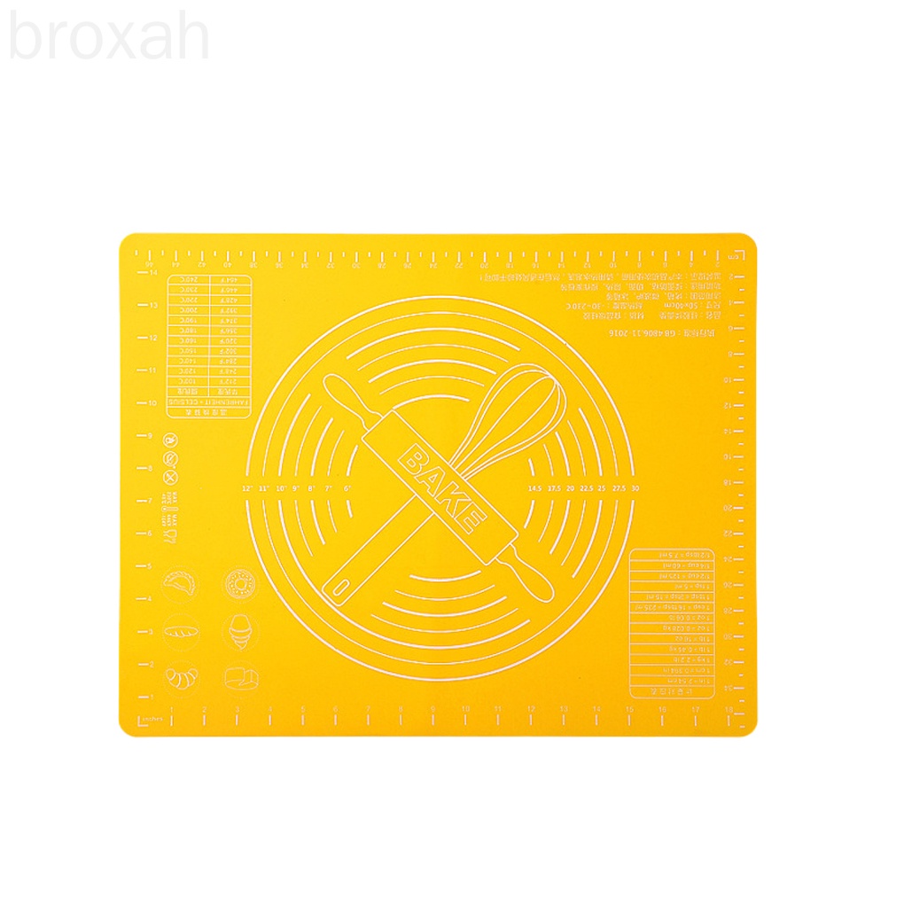 Thảm Nhào Bột Làm Bánh Bằng Silicon Mềm Chống Dính Có Thể Gấp Gọn