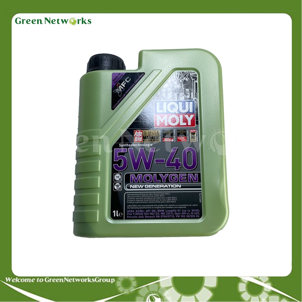 Nhớt Liqui Moly Molygen 5W30, 5W40 cho xe tay ga (1000ml) - Nhớt cao cấp và chính hãng - GreenNetWorks