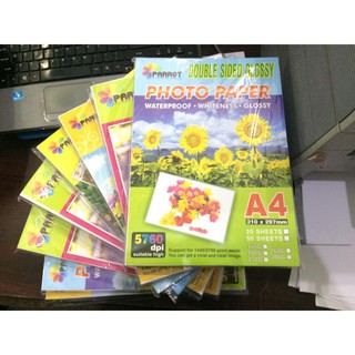 Giấy decal bóng A4 lột dán nhãn