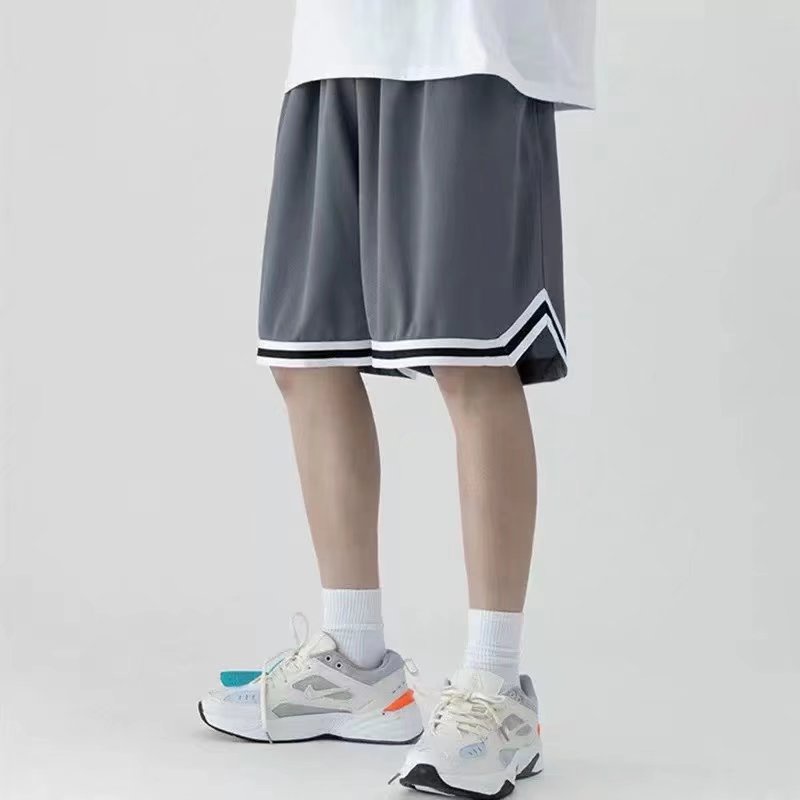 Quần Short Thể Thao Ống Rộng In Họa Tiết Phong Cách Hàn Quốc Dành Cho Nam