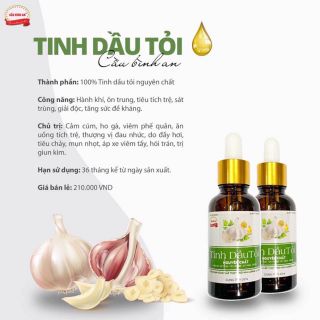 Tinh Dầu Tỏi Cầu Bình An 30ml