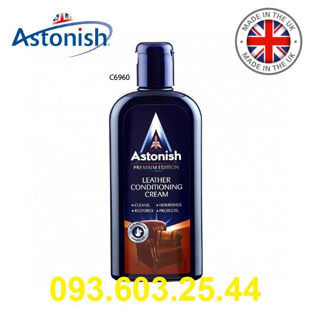 Vệ Sinh Đồ Da 🎁FREESHIP🎁 Kem vệ sinh bảo dưỡng đồ dùng bằng da Astonish C6960