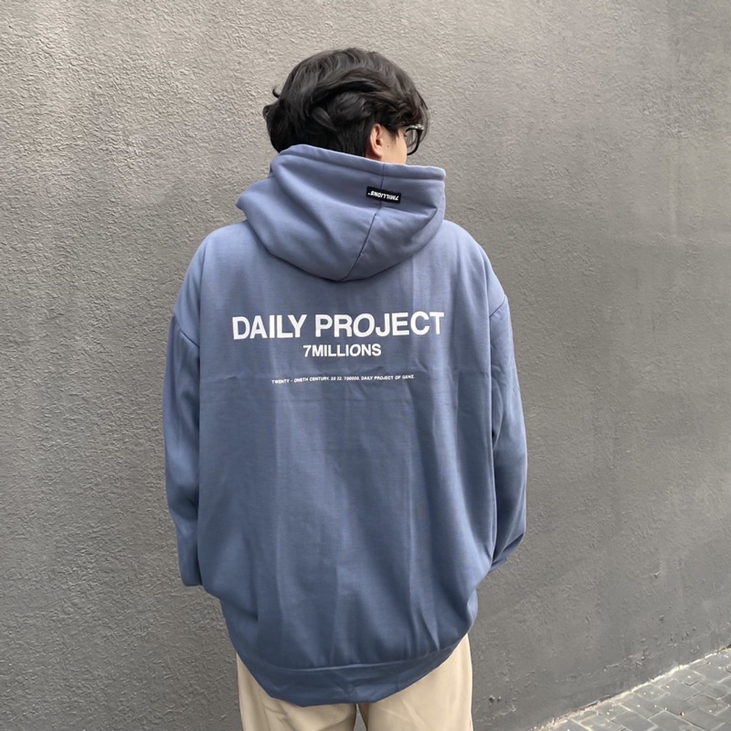 Áo khoác Hoodie Zip 7millions / Màu xanh / Unisex | BigBuy360 - bigbuy360.vn