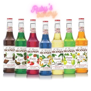 Siro monin 700ml_đủ vị đào, vải, dâu, trà xạnh, vỏ cam
