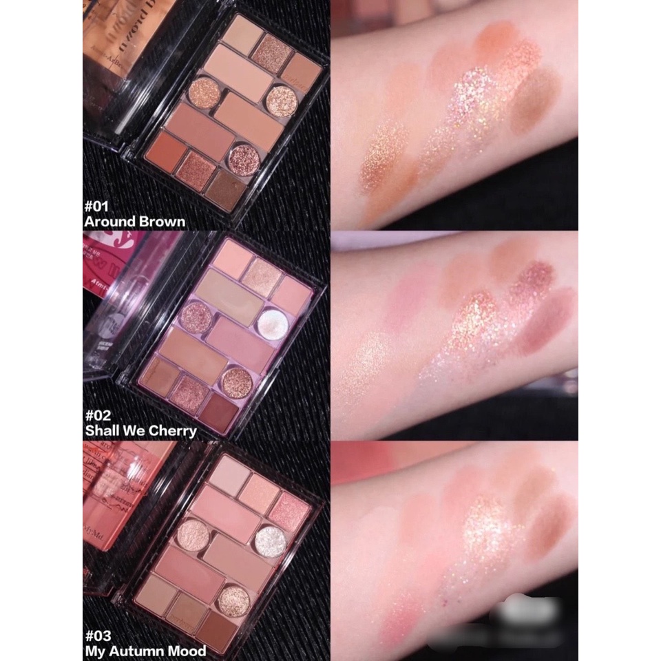Bảng Phấn Mắt Ink Peripera All Take Mood Technique Palette 12 Ô