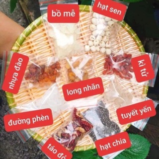 SET CHÈ DƯỠNG NHAN TUYẾT YẾN NẤU ĐƯỢC 5 CHAI NHƯ HÌNH
