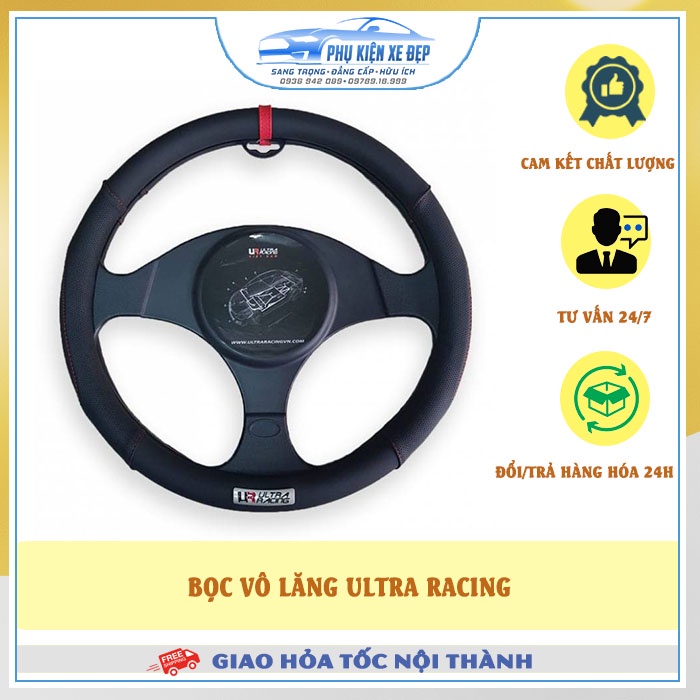 Bọc Vô Lăng ULTRA RACING⚡FREESHIP⚡ Nhập khẩu Chính hãng Maylaysia