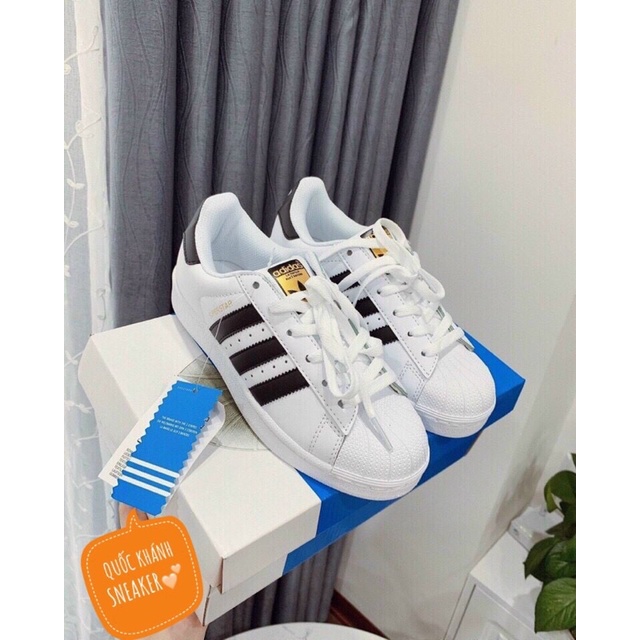 Giày adidas sò 11 . Giày thể thao nam nữ Sneaker trắng buộc dây kèm hộp