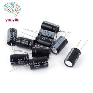 Set 10 Tụ Điện Nhôm 25v 2200uf 13x20 Chuyên Dụng