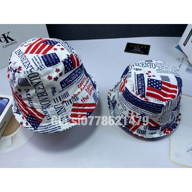Mũ bé sơ sinh cờ mỹ không khăn dể thương 4 tháng đến 16tháng