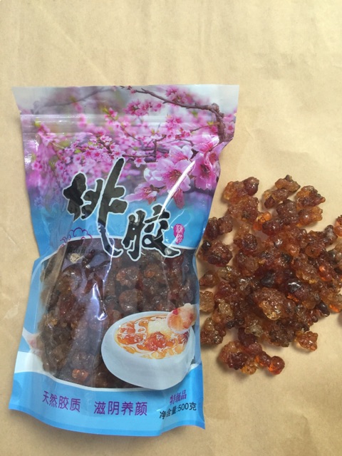 500gr Tuyết yến, Bồ mễ (Tuyết liên tử), Nhựa đào, Lệ đào
