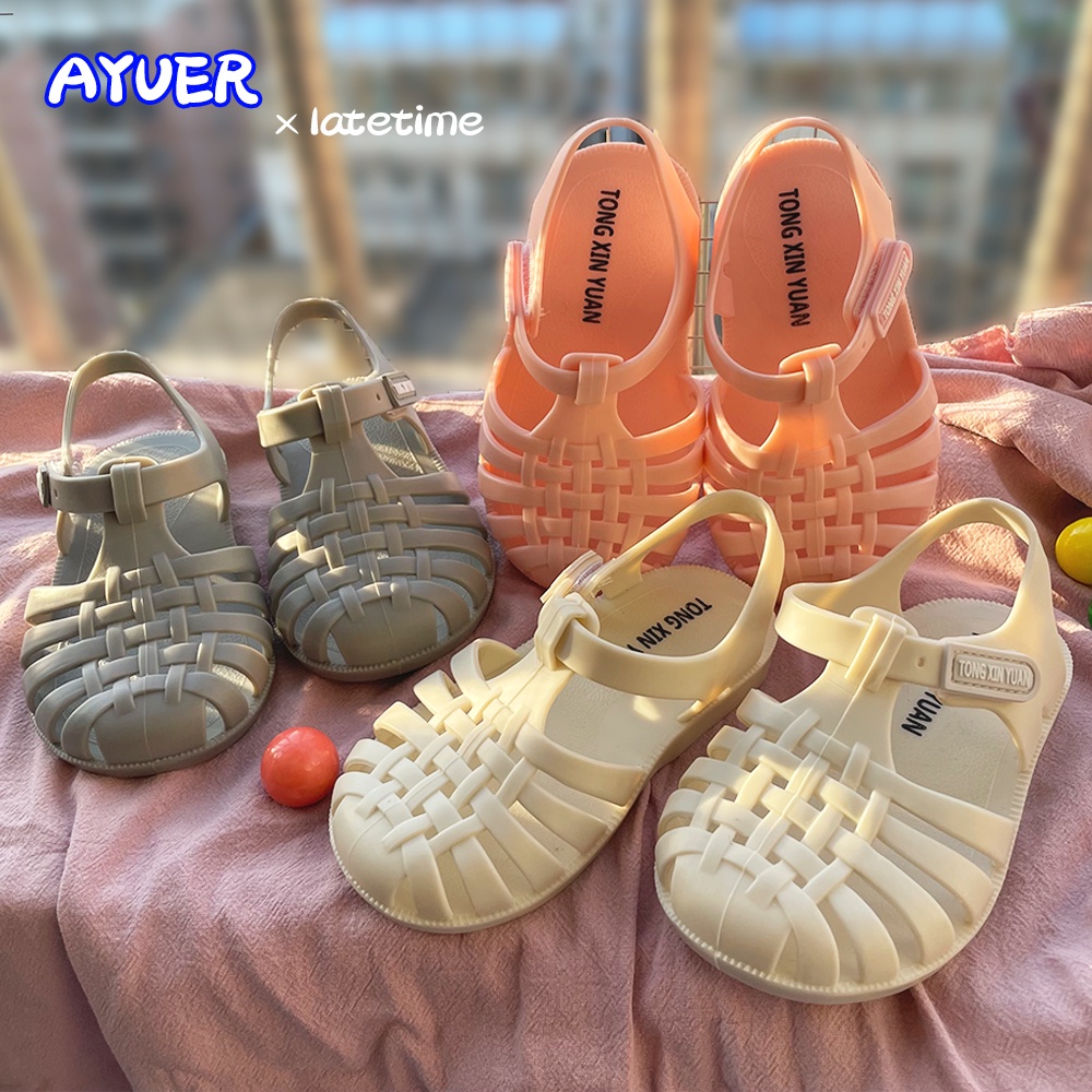 Giày sandal ayuer đế mềm chống trượt thời trang hàn cho bé 1-6 tuổi - ảnh sản phẩm 3