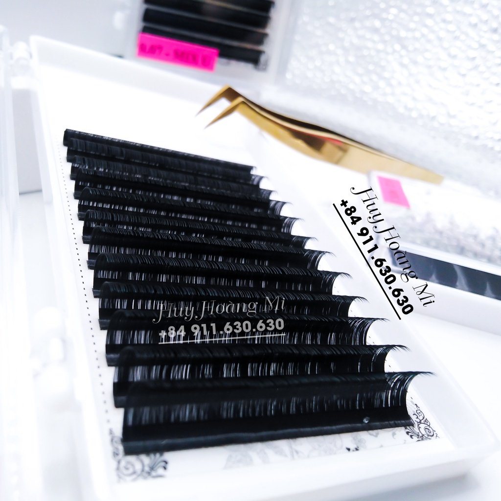 Mi mix C-CC-D-U DÀI (8-13) mm _ Dụng cụ nối mi_Huy Hoàng Mi