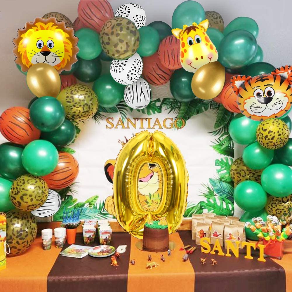 Set 18 Bong Bóng Trang Trí Tiệc Sinh Nhật 0-8th