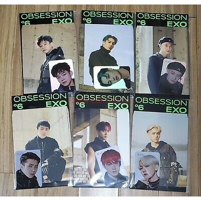 {SM official ~ Có sẵn} EXO Obsession goods: Set hình đổi màu / Chia thành viên
