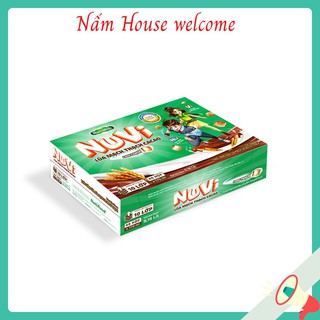 [Date mới] NuVi Sữa Lúa Mạch Thạch Cacao - Thùng 48 hộp x 170ml⚡NutiFood⚡Sữa Nuvi cacao có thạch dai dòn, thơm ngon