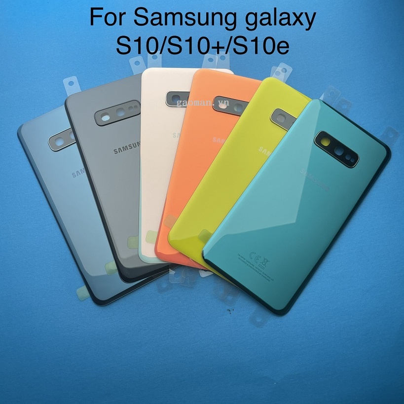 Nắp lưng điện thoại bằng kính cho samsung galaxy s10 s10e s10 plus s10+