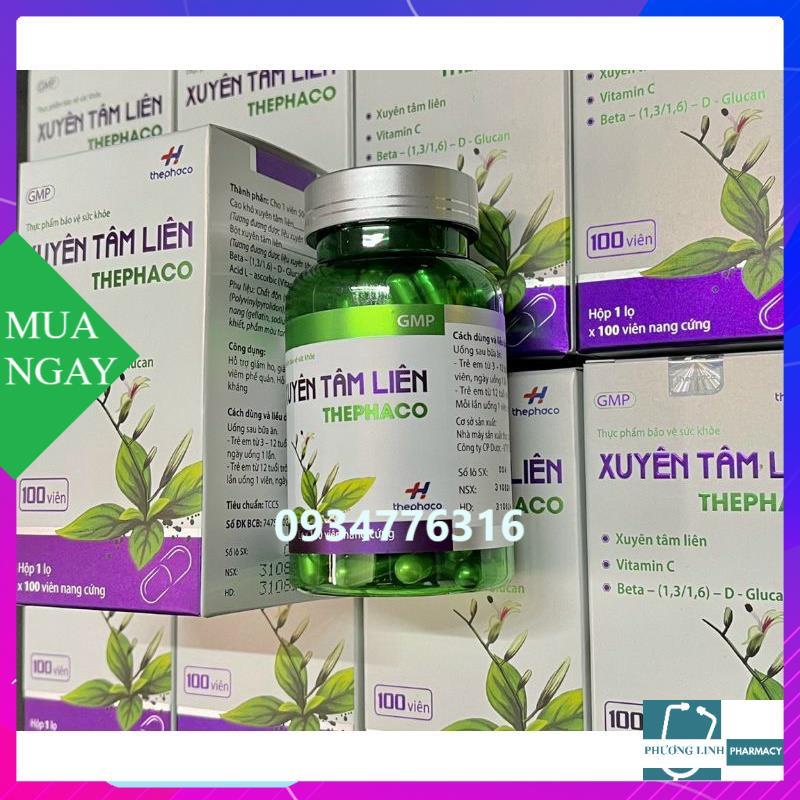 Xuyên Tâm Liên giảm ho tăng đề kháng cho trẻ em và người lớn