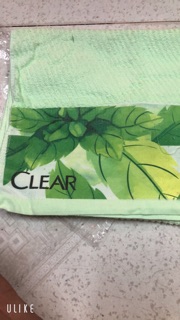 Khăn Tắm Clear 60-120cm màu xanh