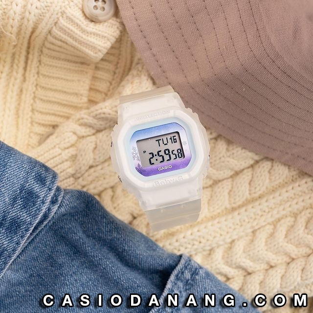 Đồng hồ nữ dây nhựa Casio Baby-G chính hãng BGD-560WL-7DR (40mm) - bảo hành 5 năm