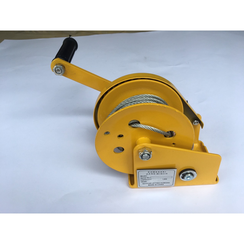 Tời quay tay 1.2 tấn tự hãm Nhật Kawasaki