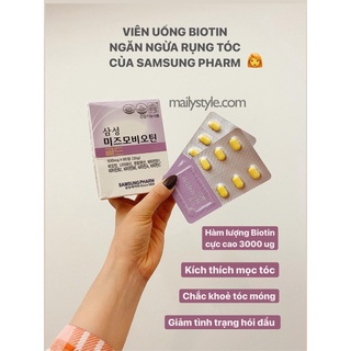 VIÊN UỐNG HỖ TRỢ MỌC TÓC BIOTIN CỦA SAMSUNG FHARM